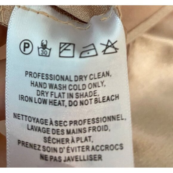 Jenny Yoo Gold One-Shoulder Dress - Picture 5 of 10